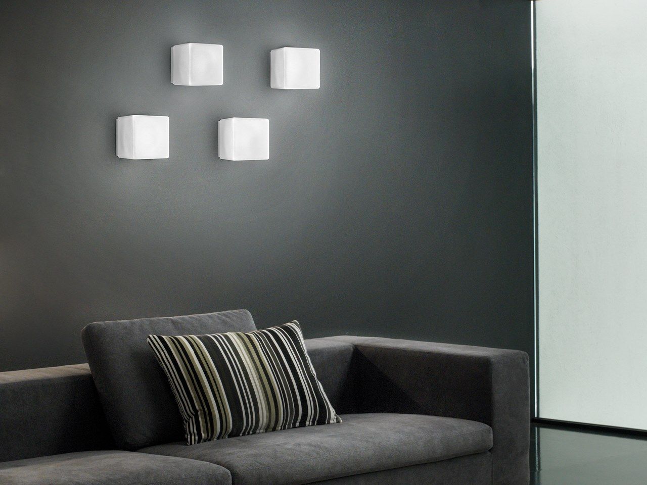 Настенный светильник / потолочный светильник из опалового стекла Zafferano гайка ARCH-00002407 - Вид №1