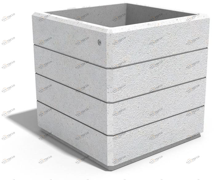 ENCHO ENCHEV - ETE Квадратная кашпо для общественных мест  73 