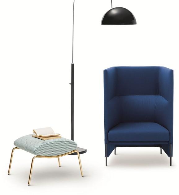 arflex Мягкое кресло из ткани с высокой спинкой Algon sun-id-1352098 - Вид №1