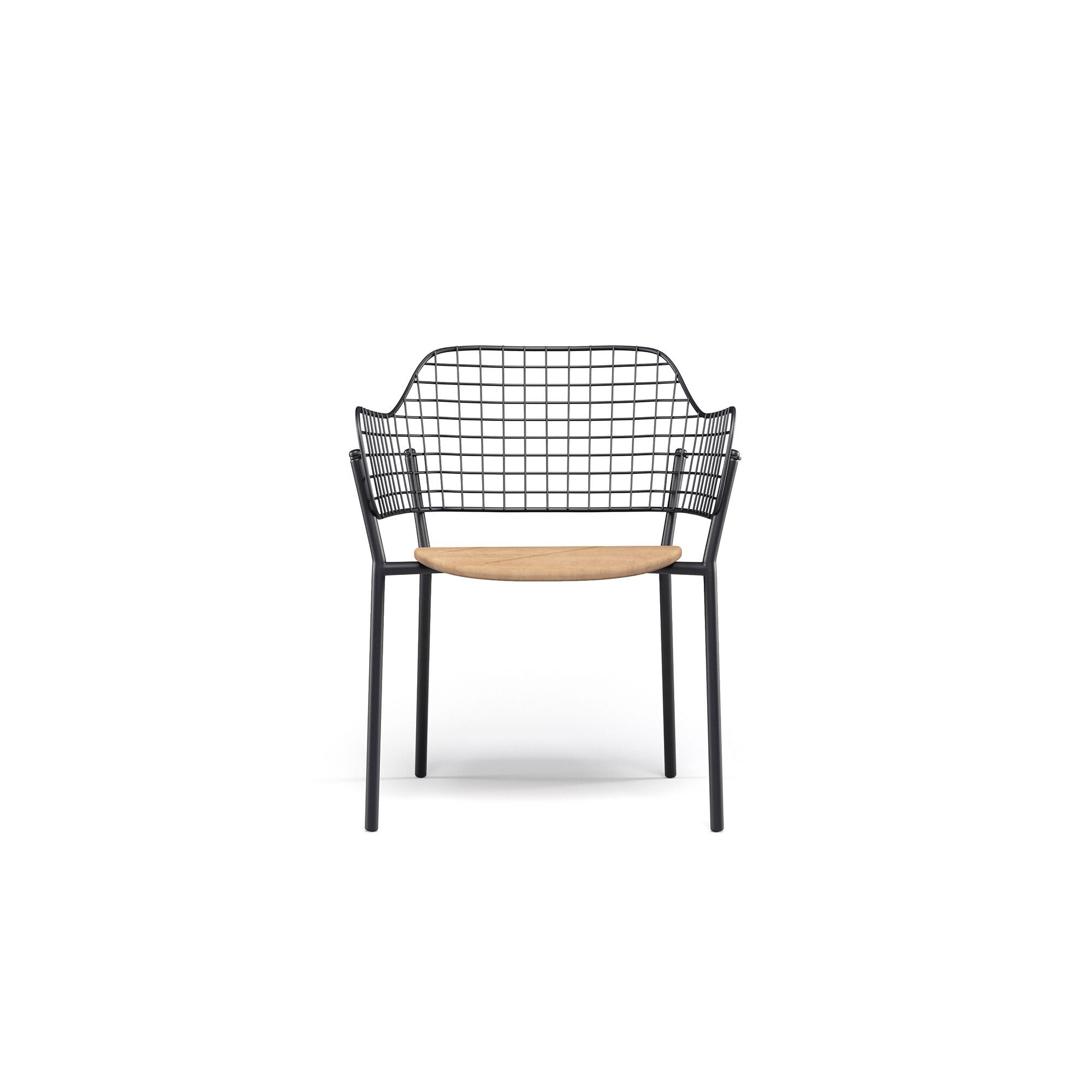 Садовый стул из нержавеющей стали с подлокотниками emu Lyze ARCH-00076431 - Вид №8