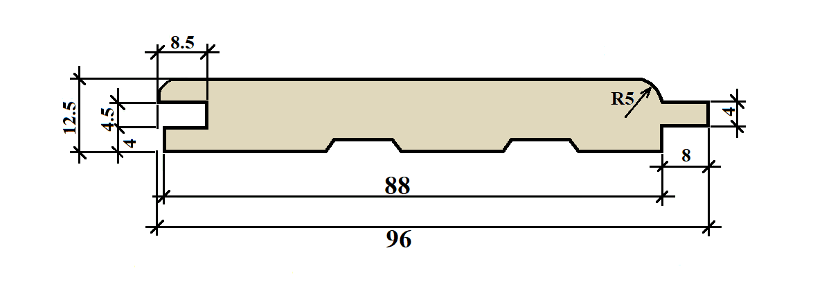Santreyd Вагонка Оптима из натуральной ели для элегантной отделки стен и потолков 84299072 STLM-0048150 - Вид №9