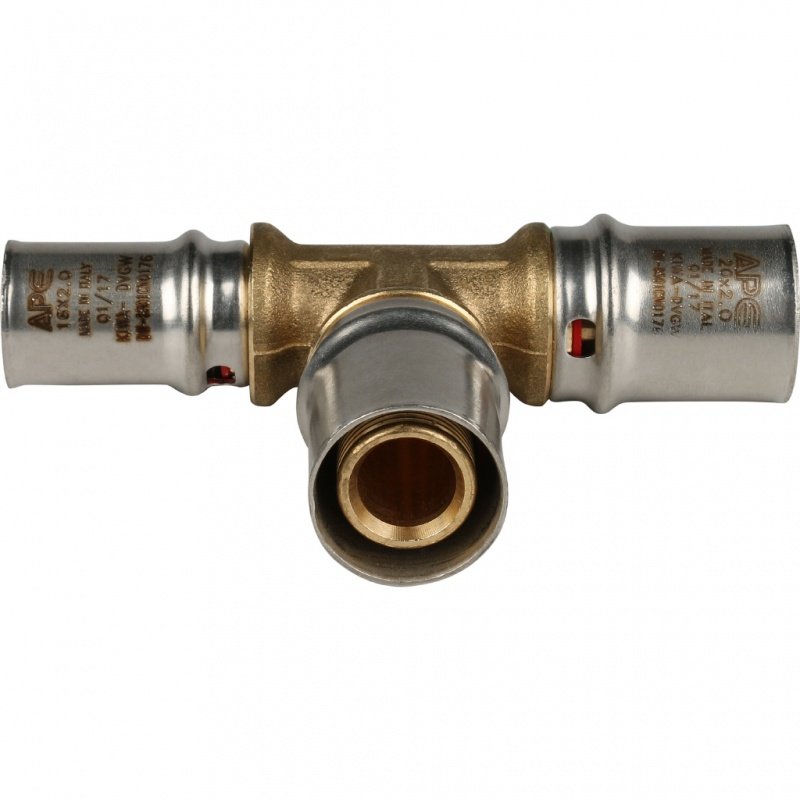 Тройник переходной STOUT 20х20х16 под пресс SFP0005202016 - Вид №2