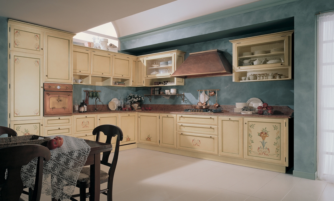 202 Tifernoit Кухня с декором "Фруктовые вазы" Cucina - Вид №2