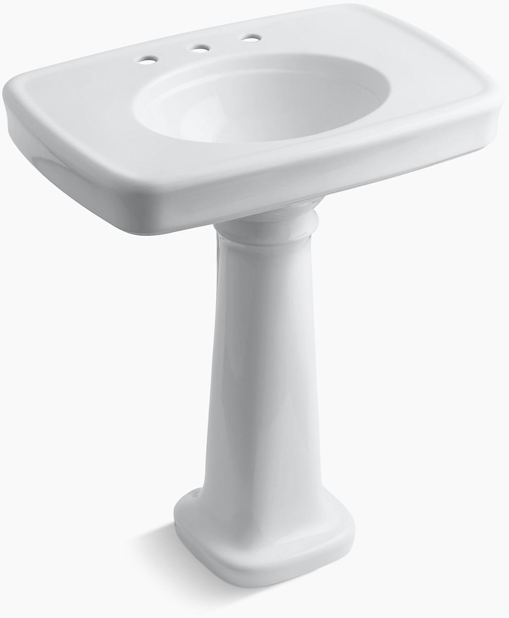 K-2347-8-47 Напольная раковина стоящая прямоугольная Kohler  - Вид №1