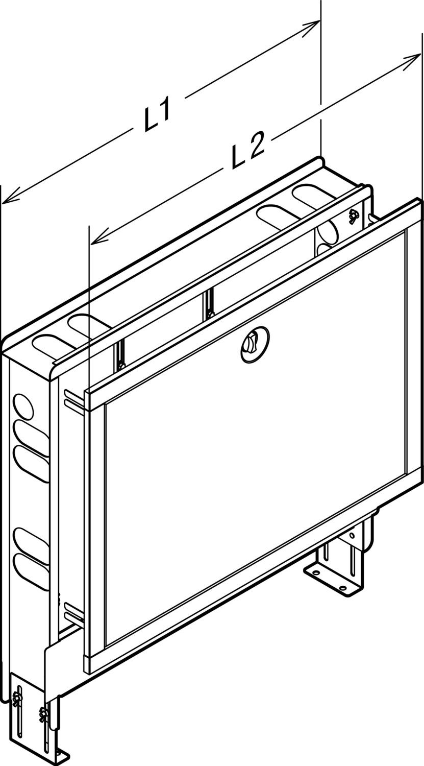 Viega Встраиваемый коллекторный шкаф 1294 (610319) 610 319 - Вид №2