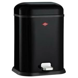 Бак для мусора с педалью Single Boy, прямоугольный, 13 л, черный