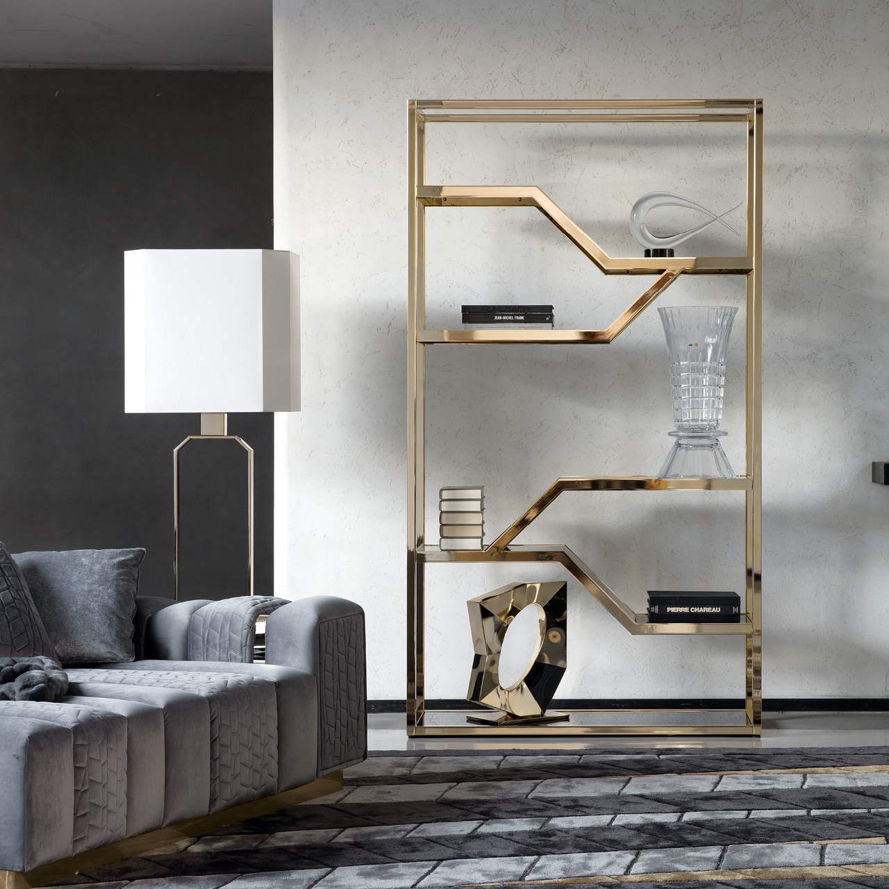 2894 Charisma двухсторонний стеллаж - giorgio collection - Вид №4