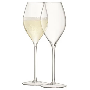 Набор из 2 бокалов для просекко 370 мл Wine LSA INTERNATIONAL WINE 00-3863254 Прозрачный