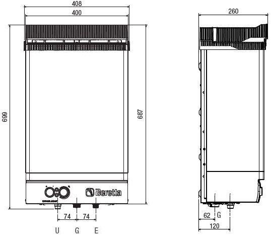 BERETTA Уличный газовый водонагреватель sun-id-1434420 - Вид №1