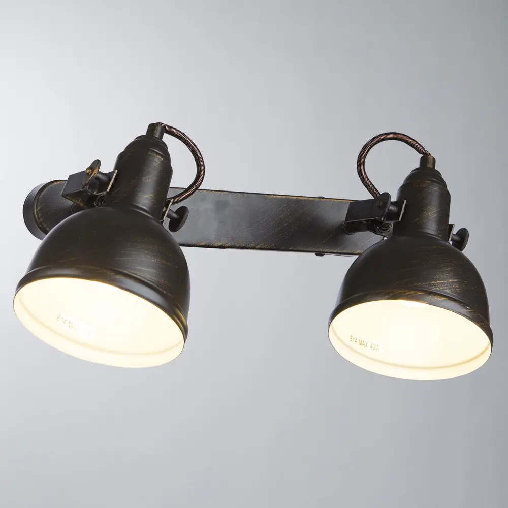 Спот Martin 2xE14x40 Вт, металл, цвет коричневый 15103336 STLM-2191007 Arte Lamp 
