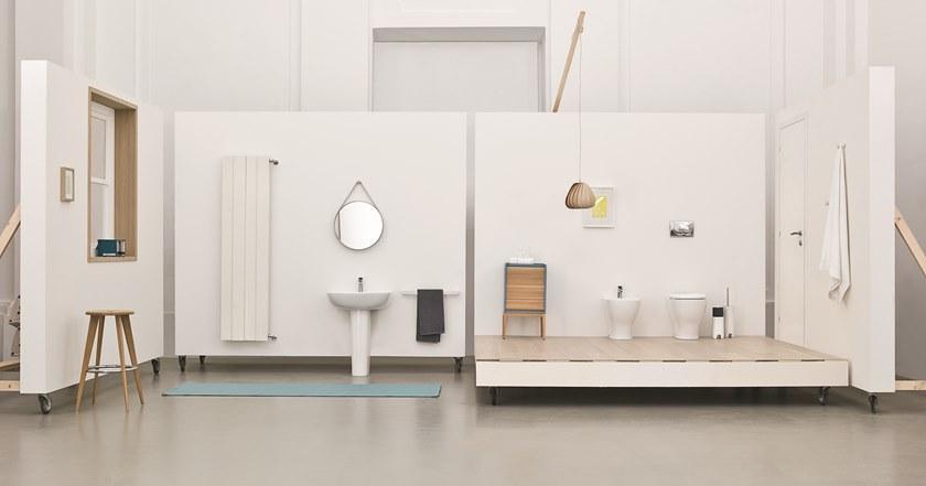 Приставной унитаз напольный Белый ArtCeram TEN Италия sun-id-1422789 - Вид №1