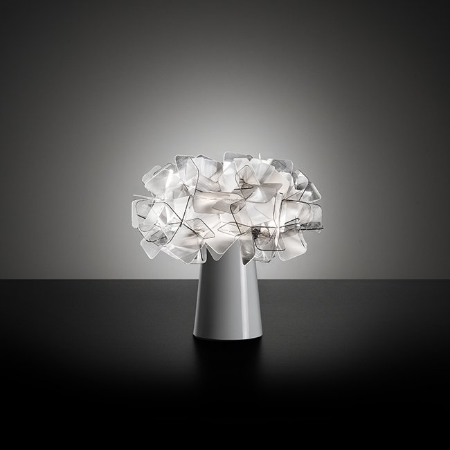 Настольная лампа Clizia Fume от Slamp CLI78TAV0001F_000 SLAMP ФЛОРИСТИКА 244894 Прозрачный;серый  - Вид №1