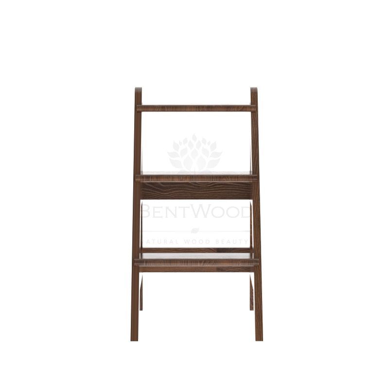 2045 Лесенка для купели 3 ступени из дуба мореная Alyarus  - Вид №3