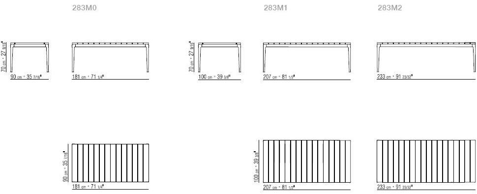 Flexform Прямоугольный садовый стол в ироко Pico outdoor sun-id-1470567 - Вид №3