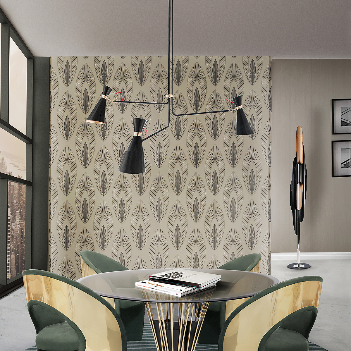 Подвесные лампы Simone Suspension Covethouse DELIGHTFULL  - Вид №1