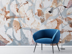 Тропические обои ПВХ бесплатно, экологически чистые, моющиеся