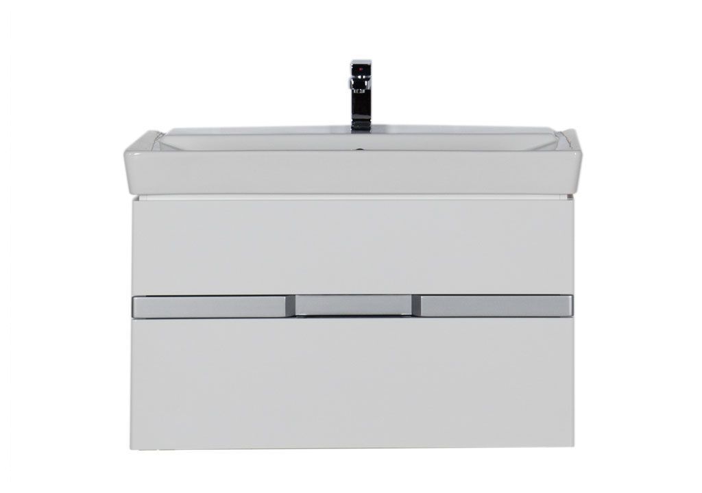 Тумба с раковиной Aquanet Виго 100 белый 0018340300168784 - Вид №2