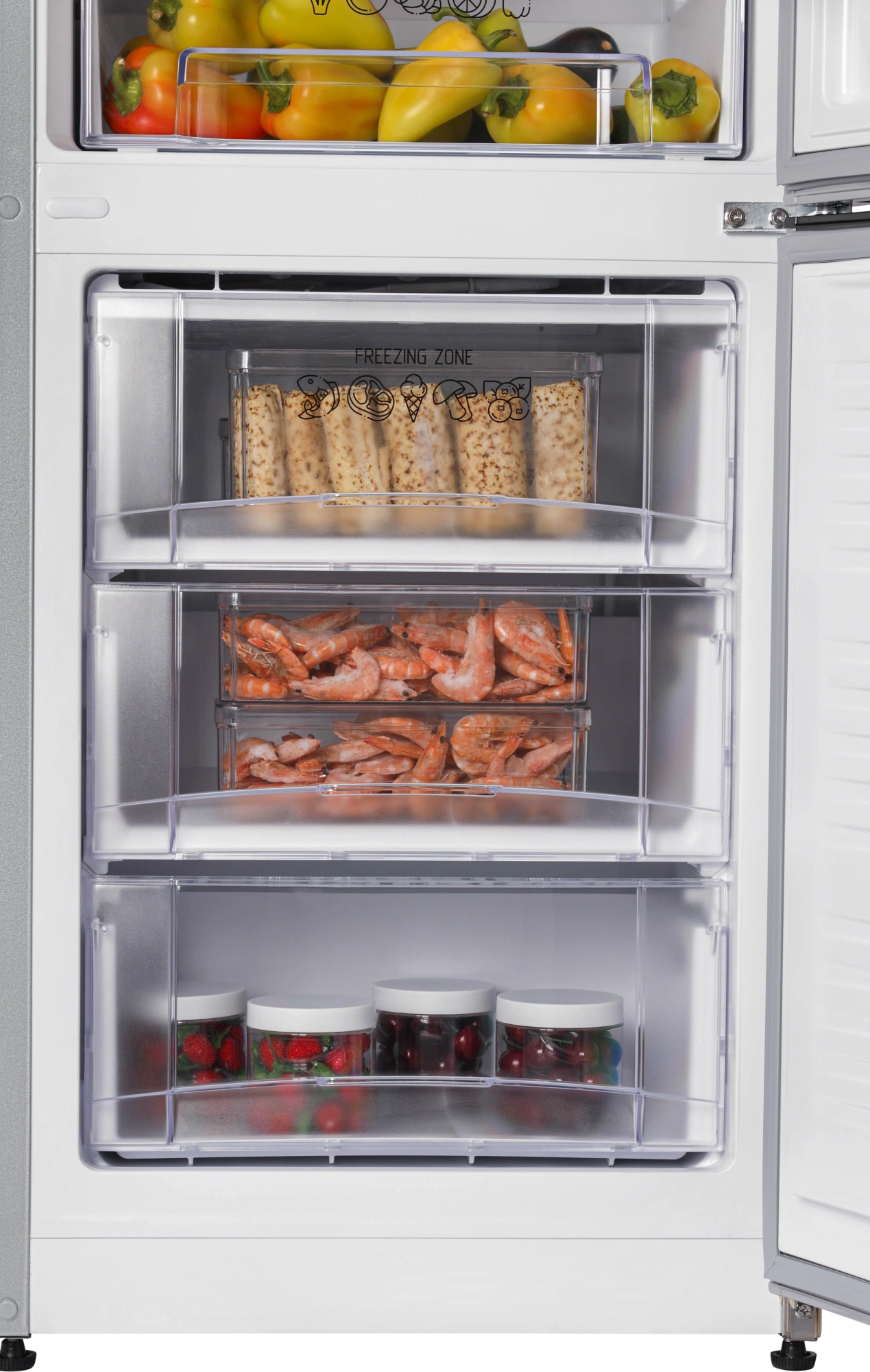 9291894 Холодильник с морозильником   NORD NRB 131 S серебристый STDN-0009342 - Вид №6