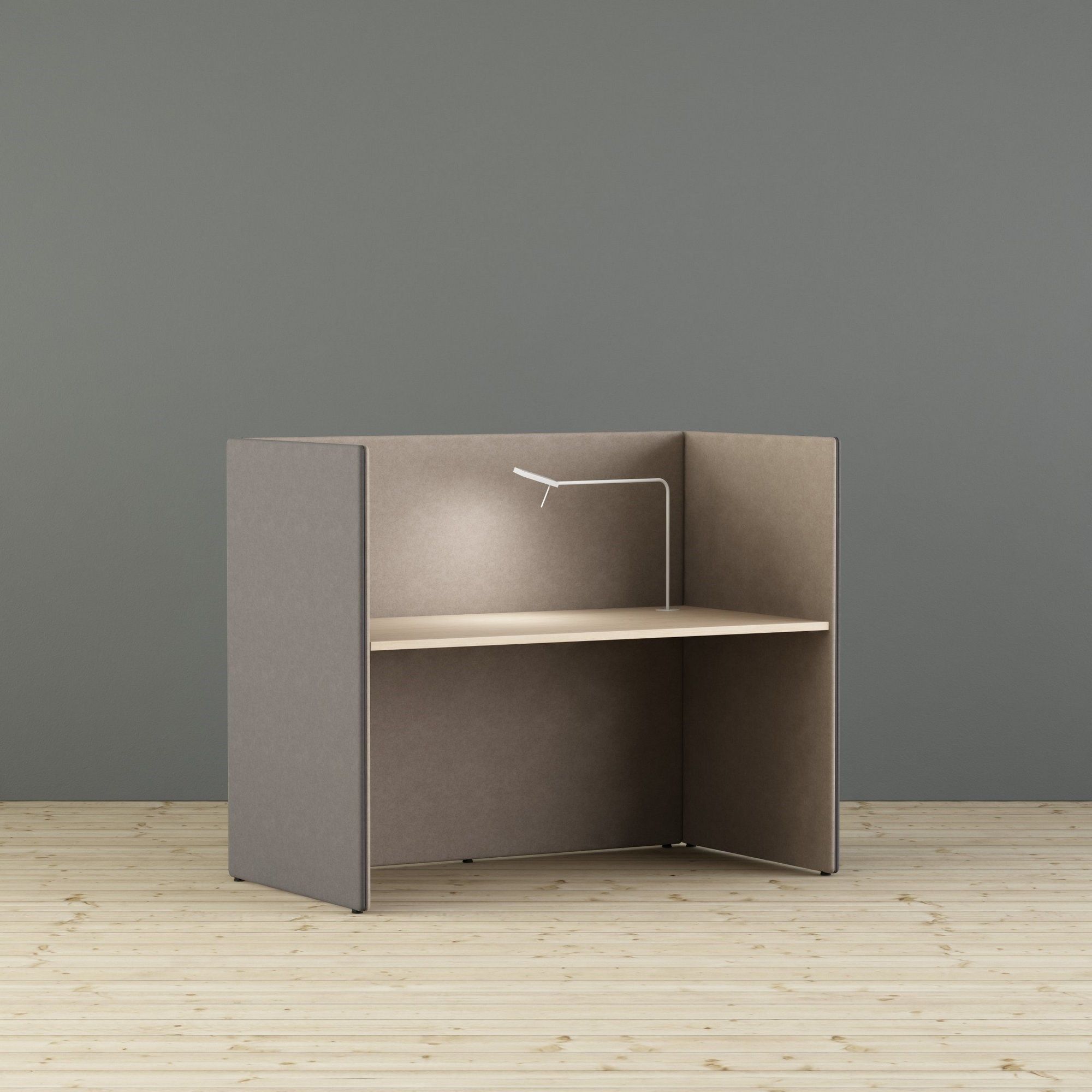 Прямоугольный стол со звукопоглощающими перегородками Glimakra of Sweden LIMBUS WORK BOOTH ARCH-00150515 - Вид №3