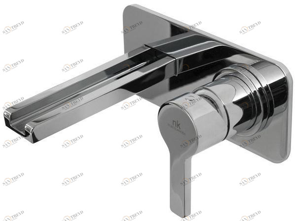 NOKEN Смеситель для умывальника настенный с тарелкой Urban 100123664