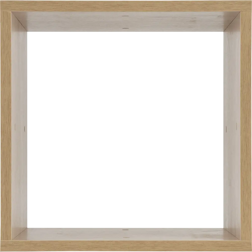 Стеллаж Spaceo KUB 1 секция 36x36.1x31.7 см ЛДСП цвет гикори джексон 82731875 STLM-2159805  - Вид №4