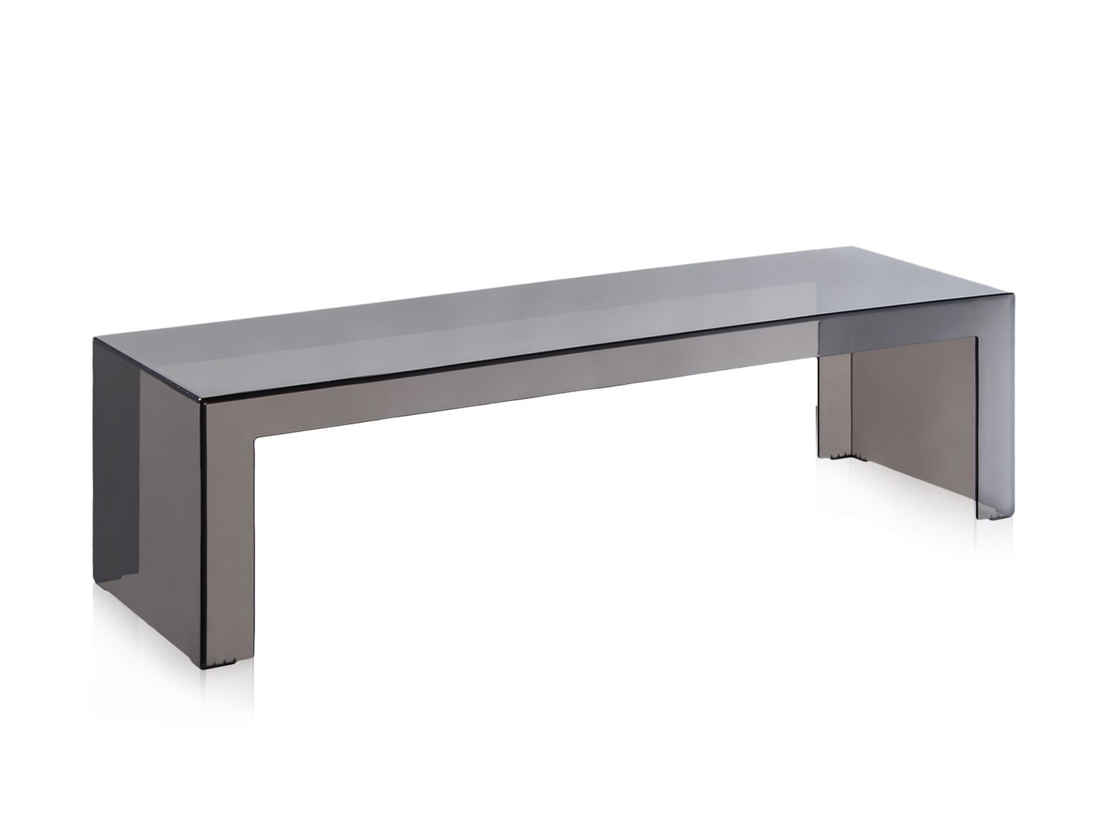 Низкий прямоугольный журнальный столик из ПММА Kartell INVISIBLE SIDE ARCH-00063063