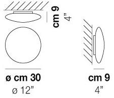 Vetreria Vistosi Потолочный светильник из дутого стекла Saba sun-id-1497293 - Вид №2
