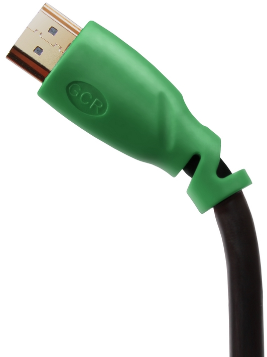 GCR-HM320-5.0m кабель 5.0m hdmi версия 1.4, черный, зеленые коннекторы, od7.3mm, 30/30 awg, позолоченные контакты, ethernet 10.2 гбит/с, 3d, 4k , экран Greenconnect Santreyd  - Вид №3