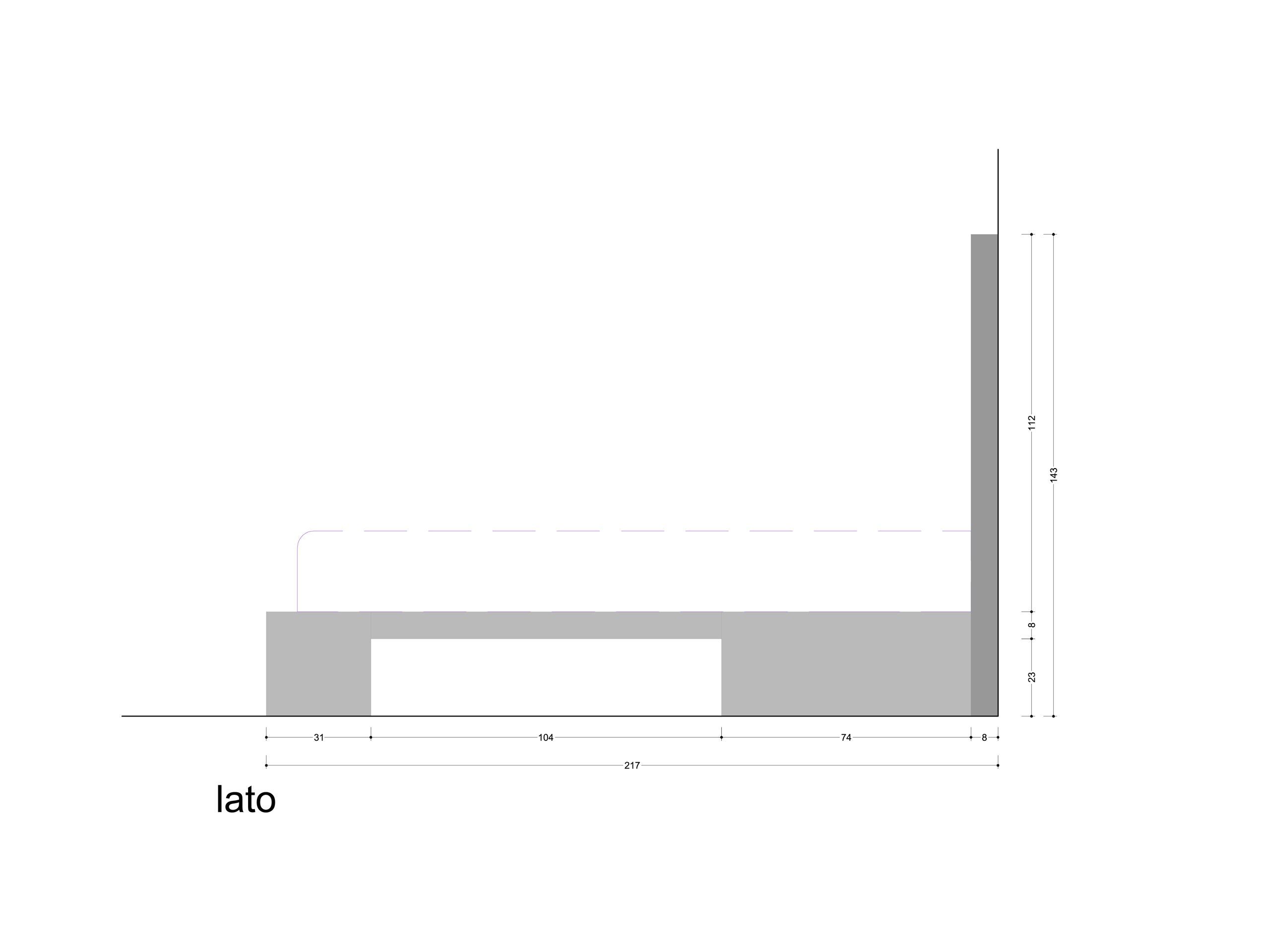 Деревянная двуспальная кровать с высоким изголовьем Disegno di Legno только ARCH-00130505 - Вид №7