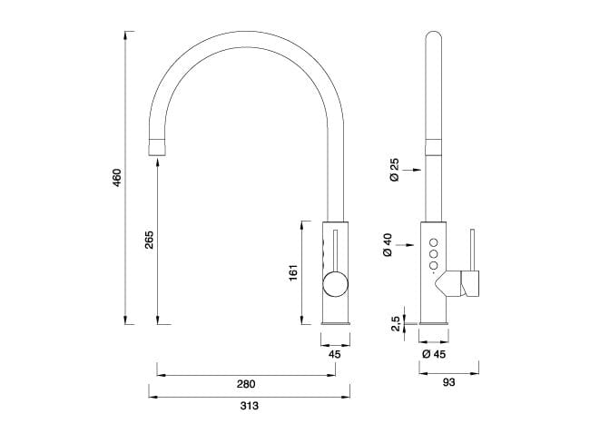 Диспенсер для питьевой воды / кухонный кран CEADESIGN ECO-DRINKING TAP WATER ARCH-00127257 - Вид №2