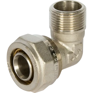 Угол комбинированный 90° Valtec 1"x32 мм НР никелированная латунь VTM.353 10525679 STLM-2173325