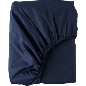 Простыня евро Mona Liza Premium 200x220 см сатин на резинке тёмно-синий 82493881 STLM-2207681