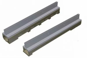 GRIDIRON GRIGLIATI Оцинкованная крышка с центральной прорезью Canali in cemento polimerico