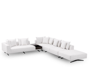 Модульный тканевый диван с отсеком для хранения