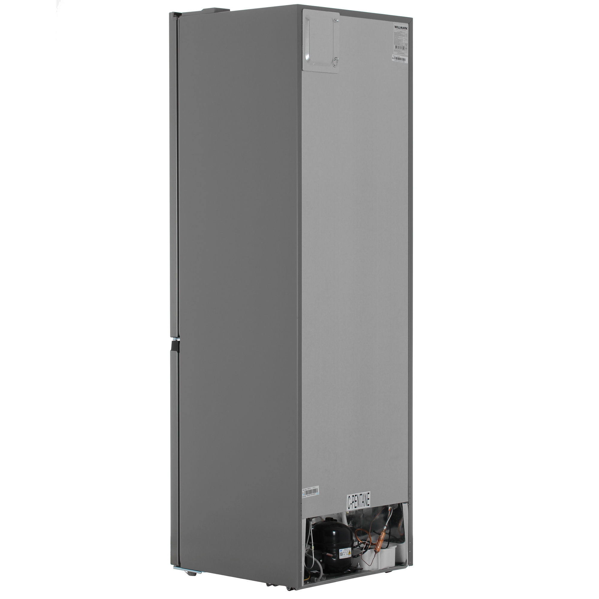 9194085 Холодильник с морозильником   WILLMARK RFN-365NFX серый STDN-0085470 - Вид №4