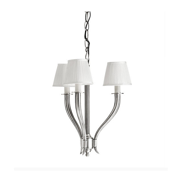 Люстра Mayflower от Eichholtz 3 плафона хром 108078 EICHHOLTZ ДИЗАЙНЕРСКИЕ, EICHHOLTZ 061516 Хром  - Вид №1