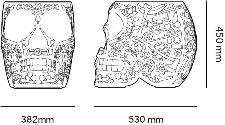 Qeeboo Яркий полиэтиленовый садовый горшок Mexico sun-id-1485191 - Вид №4