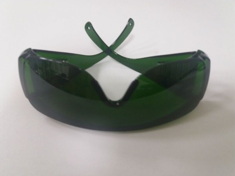 38202 Профессиональные защитные очки для фотоэпиляции (IPL), элос и лазерной эпиляции (зеленые) AURO  - Вид №1