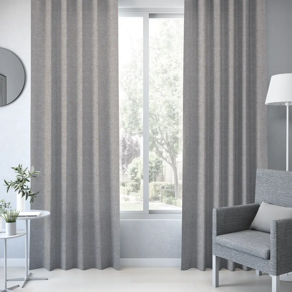 Штора на ленте Jantia 160x280 см цвет кремовый 83407036 STLM-2090304 INSPIRE  - Вид №3