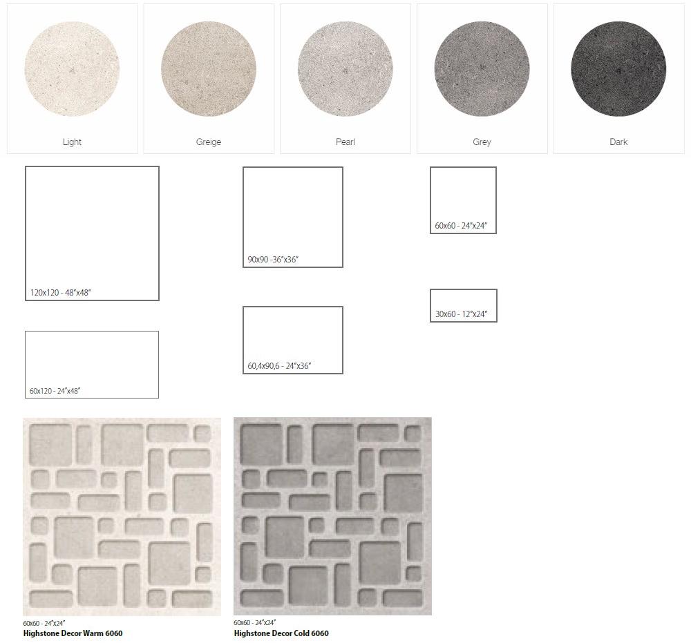 CERAMICA SANT'AGOSTINO Настенная / напольная плитка из керамогранита с эффектом камня Highstone sun-id-1389256 - Вид №19