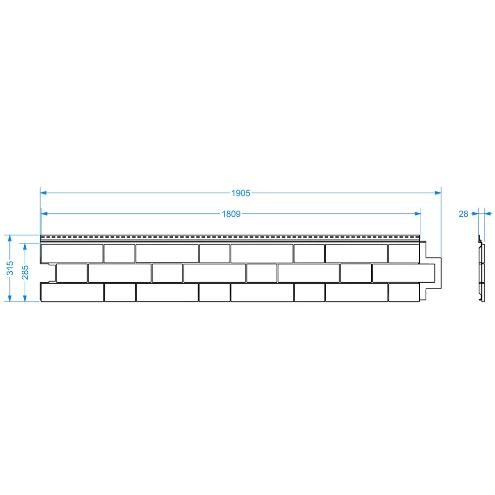 88292073 Сайдинг виниловый Döcke Bergart Камень 1.8 м Кешью 0.52 м² STLM-0077325 - Вид №3