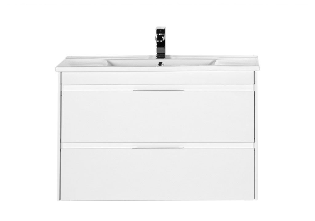 Тумба с раковиной Aquanet Тулон 100 белый 0018339600182321 - Вид №2