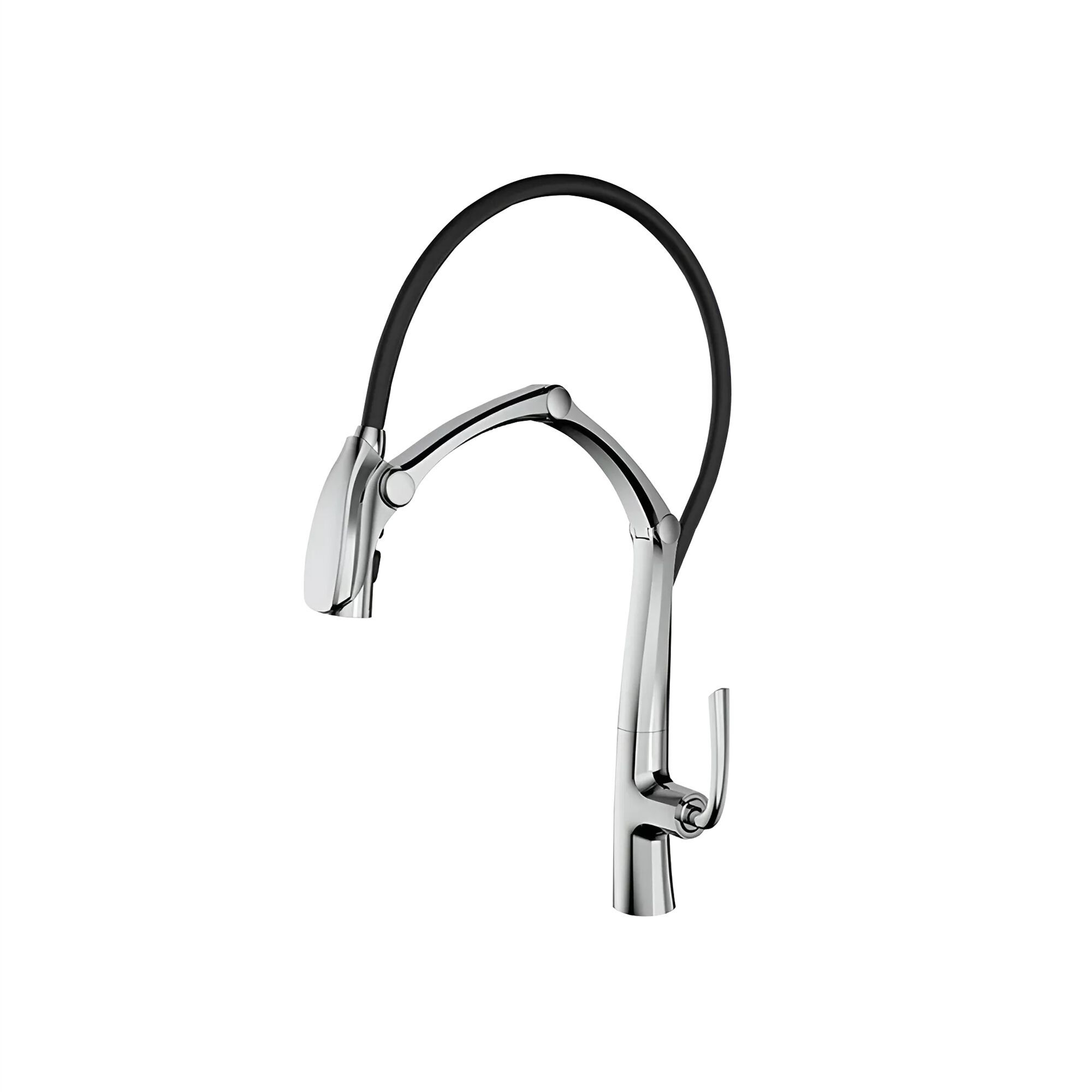 Однорычажный электронный кухонный смеситель со съемным ручным душем Fontana Showers DURCAL ARCH-00146974 - Вид №1