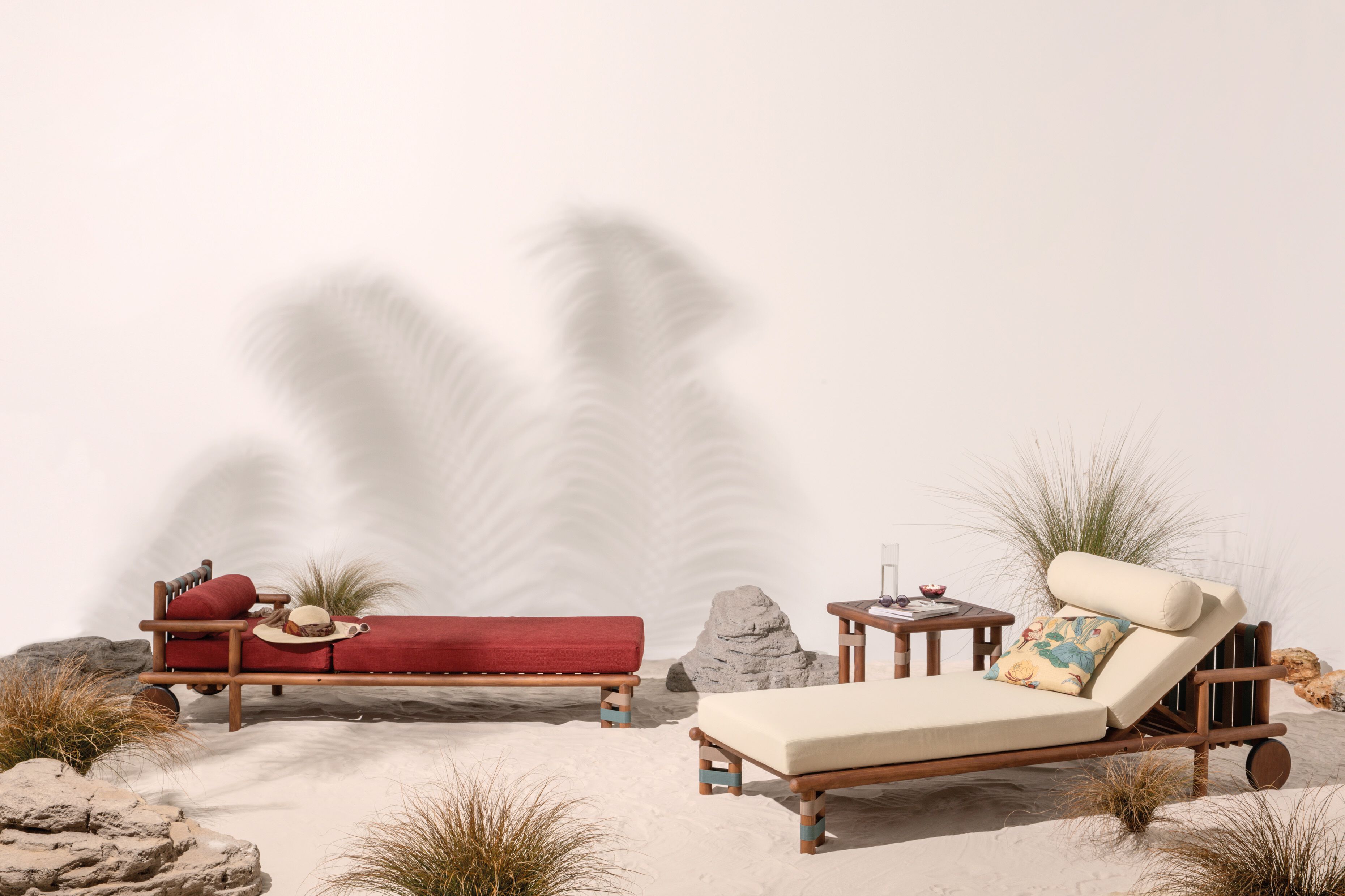 Квадратный стол из тикового дерева Il Giardino di Legno Lignes ARCH-00041240 - Вид №1