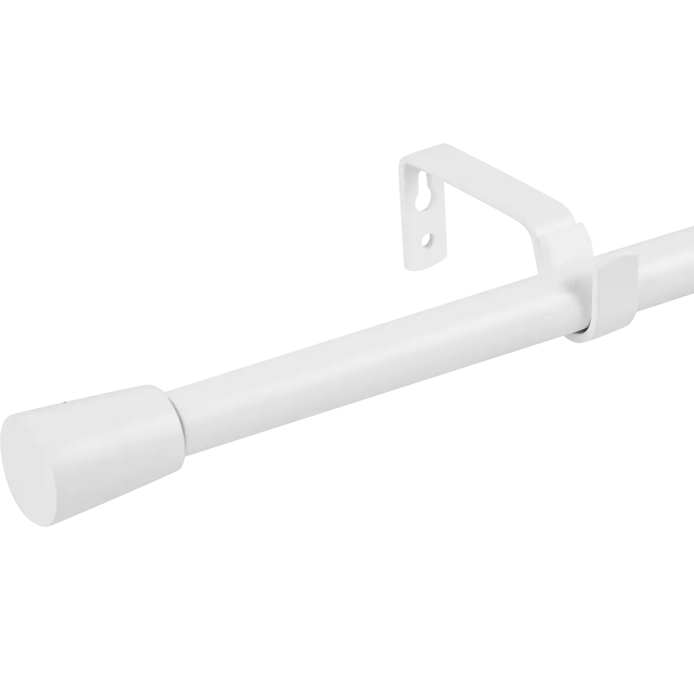 INSPIRE Карниз однорядный Pommel для штор 120-210 см белый 84407354 STLM-0049501