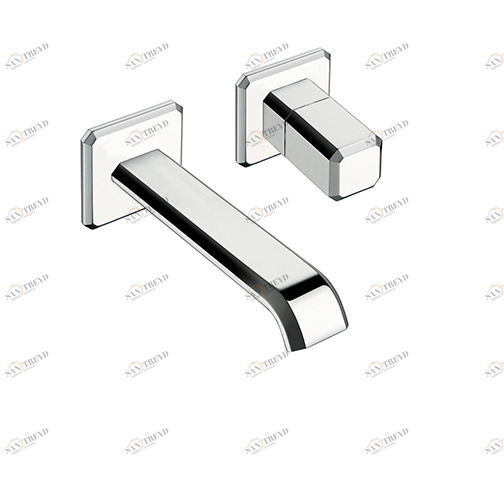 CRIIT247 Настенный прогрессивный смеситель для раковины REGULAR внешние части для CRICS200 (правая сторона) - CRICS201 (левая сторона) со сливом Up & Down 1 "1/4 Cristina Rubinetterie 