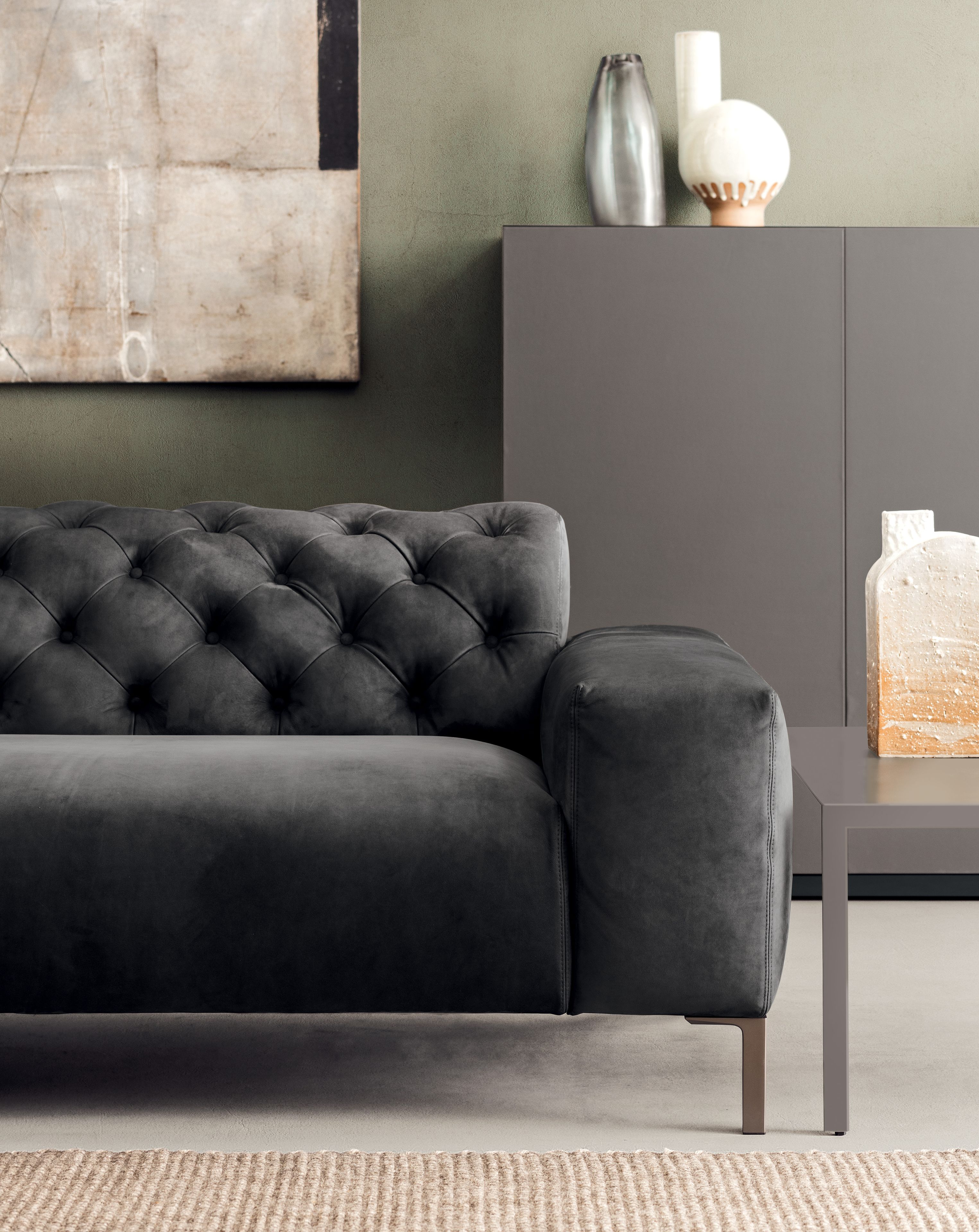 3-местный капитонный диван Pianca BOSTON ARCH-00068169 - Вид №3