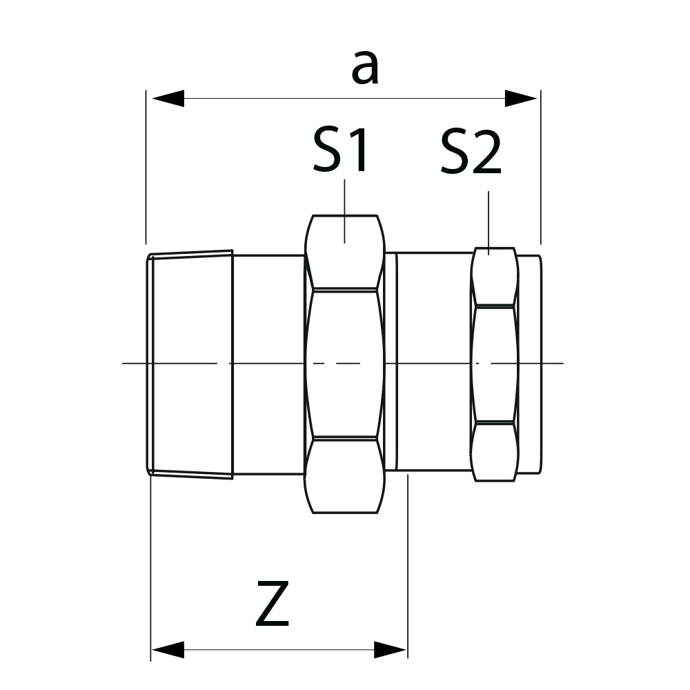 3331004000000 Разъемные соединения Tece  - Вид №1