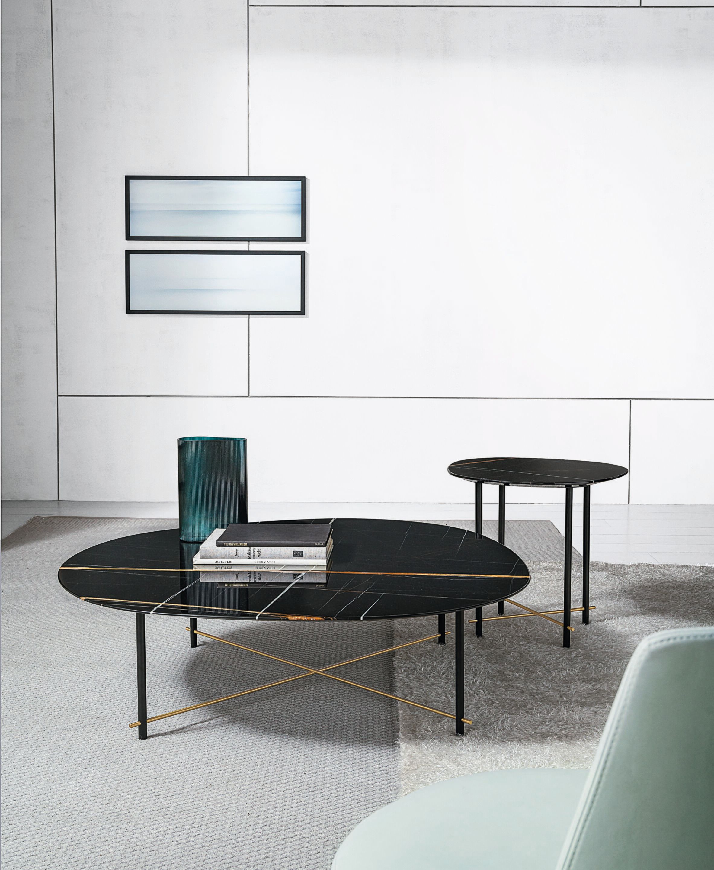 Мраморный низкий круглый журнальный столик Casamilano SHANGHAI ARCH-00056263 - Вид №2