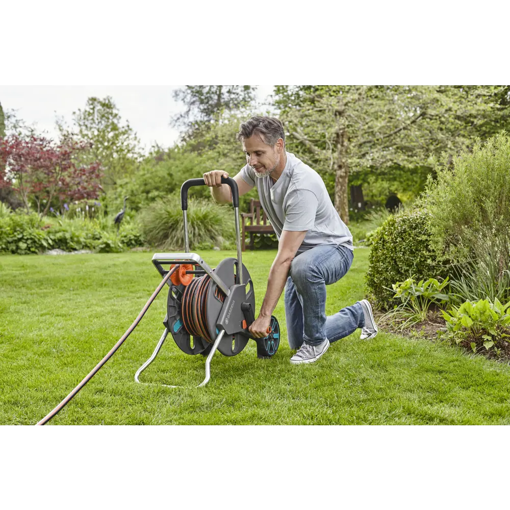 Тележка для шланга Gardena Aquaroll L 81907422 STLM-2025763  - Вид №7